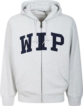Carhartt Work in Progress Hoodies & sweatvesten, Heren, Wit, XL, Stoere Hooded Sweat Jacket