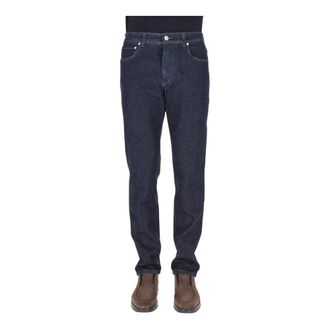 Barba JFive Rechte jeans - Heren - Jeans - Blauw - Maat: W36 Katoen