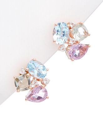 Rina Limor Vermeil 4.69 ct. tw. Gemstone Earrings