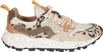 Flower Mountain Suede Nylon Stijlvolle Sneakers - Dames - Sneakers - Veelkleurig - 37 EU - Nylon - Schoenen