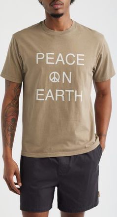 Museum of Peace and Quiet Earth Graphic T-Shirt in Sepia at Nordstrom, Size X-Large