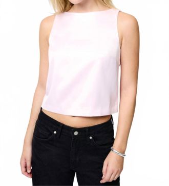 French Connection Carey Bow Top In Pink