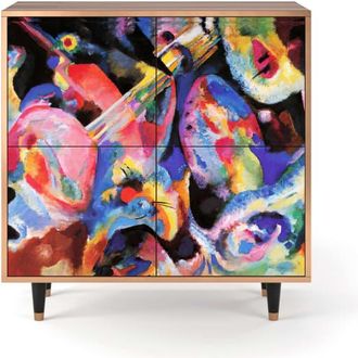 StoryZ Aparador multicolores 4 puertas L 96 cm