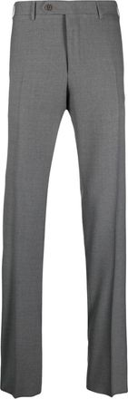 Canali wool tailored trousers - men - Wool - 48 - Grey