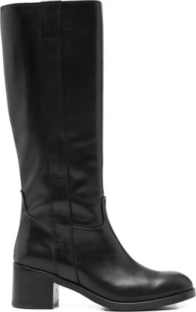 Paola Parisi Roma Stivali con tacco largo 60mm - Nero