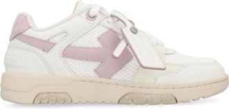 Off-white Womens Slim Out Of Office Sneakers White Cow Hide Trainers