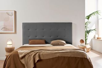 Moonia Cabecero Tapizado Atenea Polipiel 220x120x8 Cm - Moonia