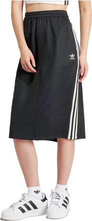 adidas (WMNS) adidas 3-Stripes Skirt Asia Sizing Black White IR6101