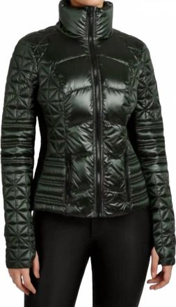 Blanc Noir Down Puffer Jacket In Scottish Kelp