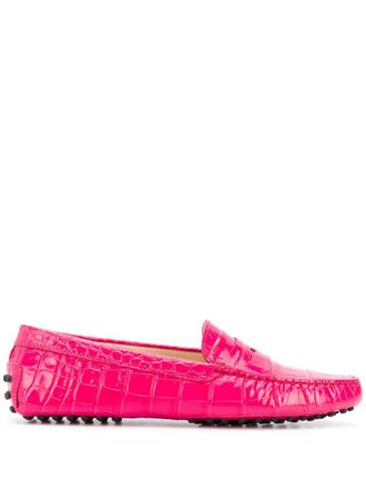 Tod's Mocassini Gommino goffrati - Rosa