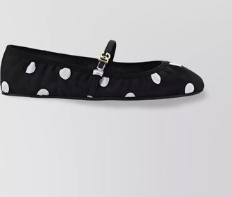 Dolce & Gabbana polka dot satin ballerina flats