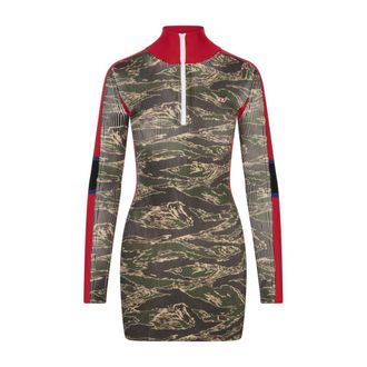 Diesel Dames, Jurken, Groen, Maat: XS Viscose