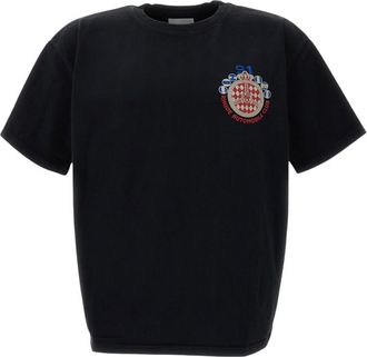 Rhude Black Graphic Logo T-Shirt