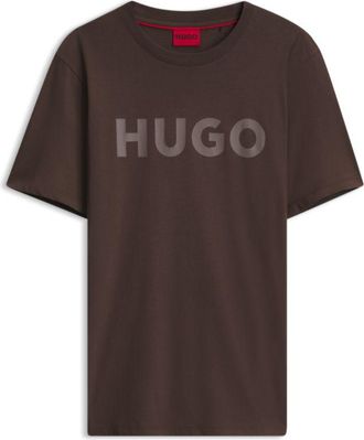 HUGO BOSS Logo-print T-shirt in cotton jersey