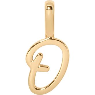 Made by Mary Script Initial Charm Gold Vermeil in Gold Vermeil Initial O at Nordstrom