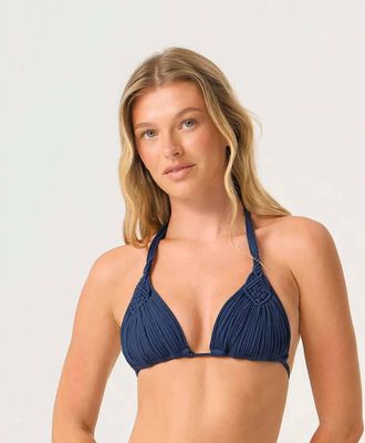 PQ Swim Mila Triangle Top In Navy