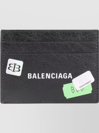 Balenciaga compact cash and card holder