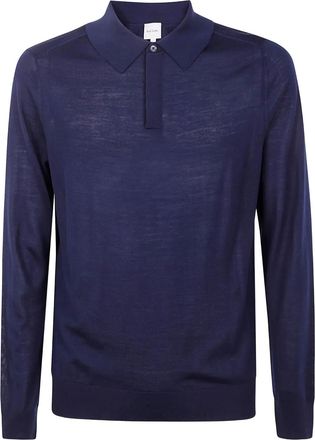 Paul Smith Polo a maniche lunghe - Blu