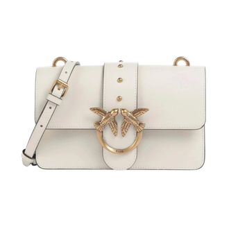 Pinko Love Bag One Small - female - PINKO - Cross Body Bags - White - ONE SIZE - Bags