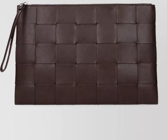 Bottega Veneta leather clutch bag