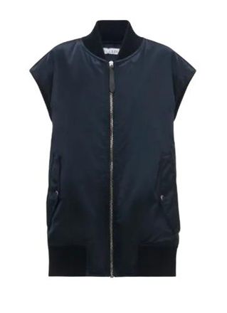 J.W.Anderson Marine Blue Bomber Gilet Jacket Size M