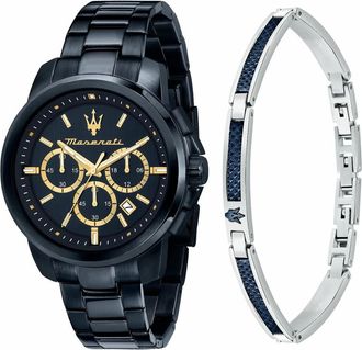 Maserati R8873621042 Successo Chronograph - Heren - Accessoires - Blauw - Maat: ONE Size