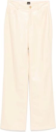 BOSS Pantaloni in pelle sintetica - Toni neutri