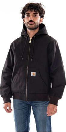 Carhartt Work in Progress Active Jacket - Heren - Sweatshirts & Hoodies - Zwart - Maat: L Katoen