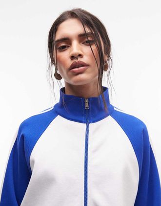 Asos Giacca sportiva blu in coordinato