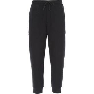 Emporio Armani Sweatpants, male, Black, XL, Black Armani Trousers