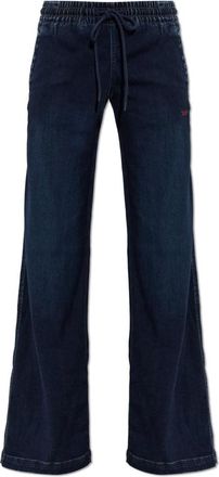 Diesel 2078 D-Ainty Jogg Pants - Dames - Broeken - Blauw - Maat: W25 Denim