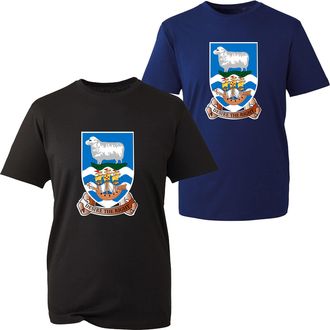 Generic Falklands War T-Shirt Desire The Right Motto of The Falkland Islands UK Armed Forces Remembrance Day Tee Top (Navy, 4XL)