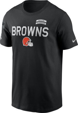 Nike Cleveland Browns Salute to Service Sideline Nike Mens Dri-FIT NFL T-Shirt in Black | 02ET00AA28-NKC
