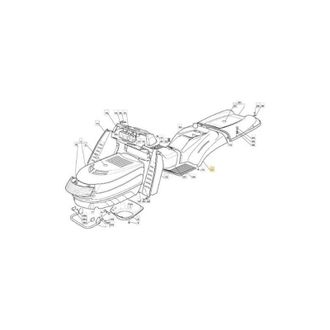 STIGA Sports Tapa Rueda Tc2000hy. C/f Amarillo 122410 Original Stiga - 325109717/0