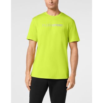 Plein Sport Reflective T-Shirt Round Neck Ss Men in Yellowfluo at Nordstrom, Size Xx-Large Eu