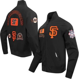 Pro Standard Mens Pro Standard Black San Francisco Giants Area Code Twill Full-Zip Jacket at Nordstrom, Size Xx-Large