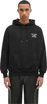 Dr&ocirc;le de Monsieur Hoodies & sweatvesten, Heren, Zwart, XL, Katoen, Le Hoodie Slogan