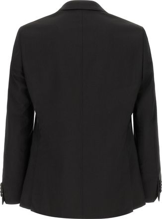 Pal Zileri Wool and Satin Pant Suit - Black