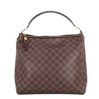 Louis Vuitton Pre-owned Damier Handtas - Dames - Pre-owned - Bruin - Maat: ONE Size