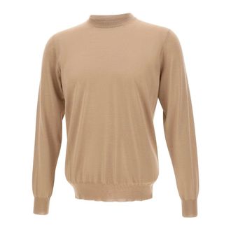 FILIPPO DE LAURENTIIS Round-neck Knitwear, male, Beige, Size: 3XL Round-neck Knitwear