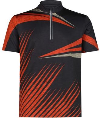 F.lli Campagnolo Half Zip T-Shirt Velotrikot f&uuml;r Herren | schwarz