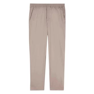 Calvin Klein Straight Trousers, male, Beige, Size: W32 Stylish Trousers