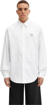 Maison Kitsun&eacute; Hombre, Camisas, Blanco, Talla: S