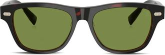 Brunello Cucinelli Occhiali da sole con montatura wayfarer - Marrone