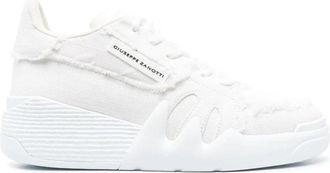 Giuseppe Zanotti Sneakers - Dames - Sneakers - Wit - 36 EU - Katoen - Schoenen