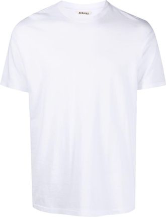 Auralee crew-neck cotton T-shirt - men - Cotton - 5 - White