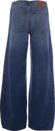 Sportmax Womens Jeans Dora Midnight Blue Cotton