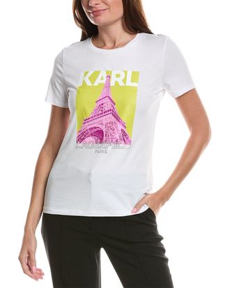 Karl Lagerfeld Karl Lagerfeld Eiffel Tower T-Shirt