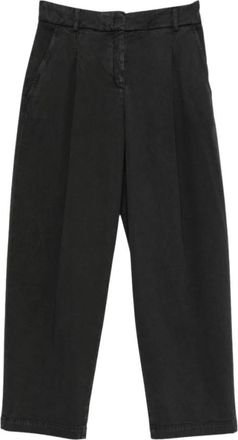 Via Masini 80 Geknipte broek - Dames - Vrijetijds broeken - Zwart - L - Broeken