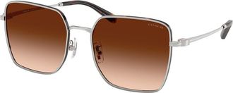Coach HC7184D CBZ51 Asian Fit 94775M Womens Sunglasses Tortoiseshell Size 56